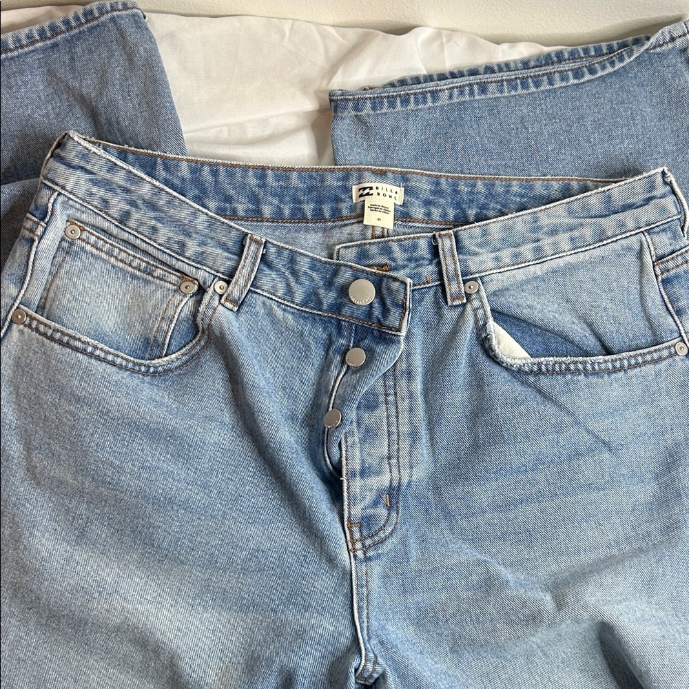 Billabong Light Blue High Rise Jeans - Picture 3 of 6